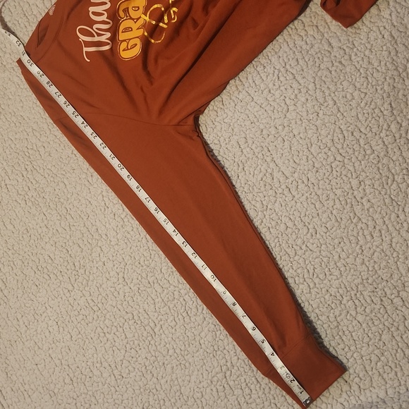 Fall, Thanksgiving Women's, Comfy Casual Soft Crewneck Longsleeve Shirt - Picture 5 of 10